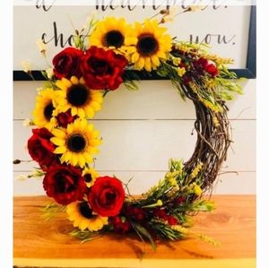 Wreaths you pick design I charge for wreath, flowers and my time $50.00.